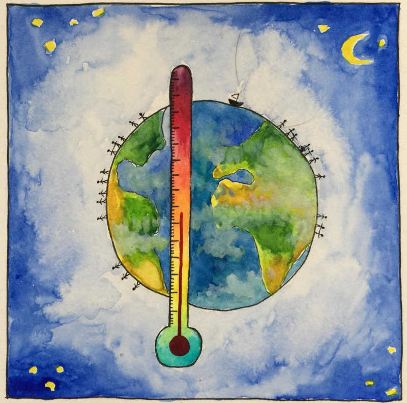 Earth, termometer