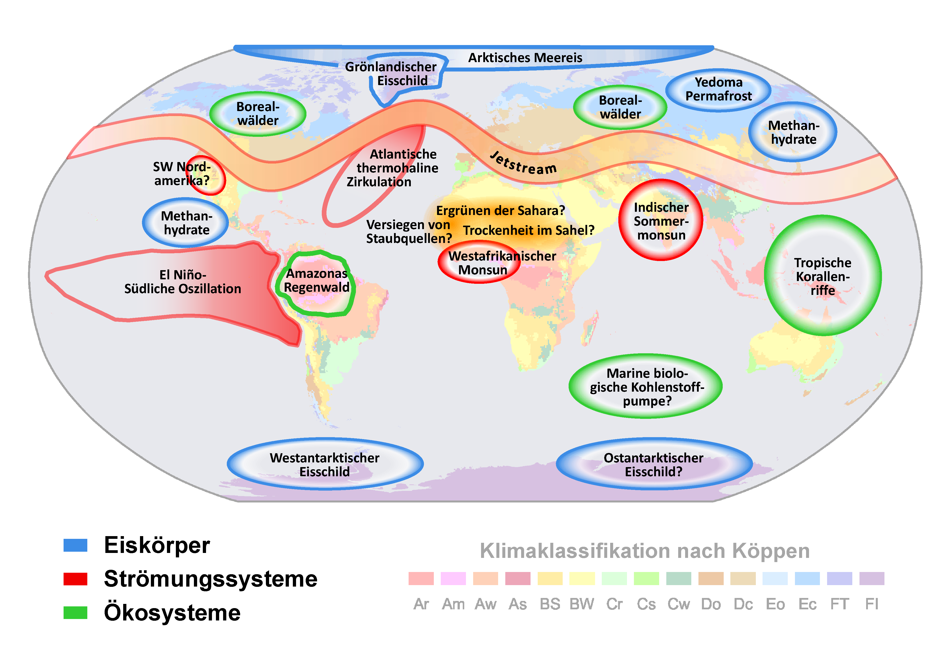 Kippelemente / kipppunkte – Achillesfersen im Erdsystem - Potsdam-Institut für Klimafolgenforschung